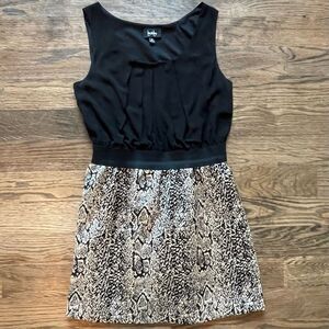 by & by Metallic Mini Dress • size XL